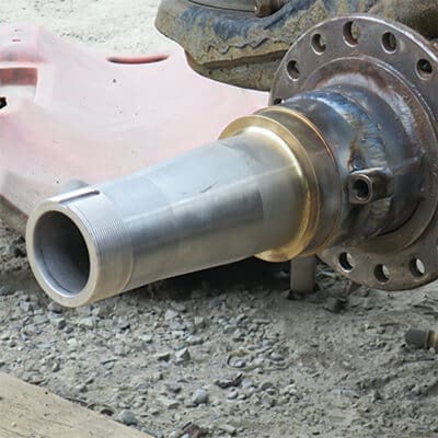 mobalign can repair axle and spindles on commercial trucks