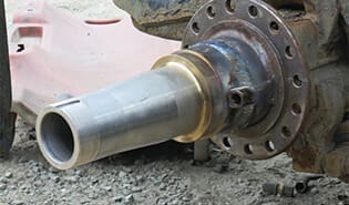 axle spindle repair after mobalign